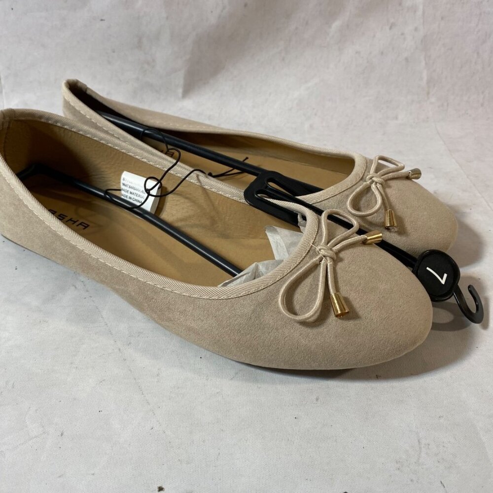 Sasha Barbara Taupe Flats